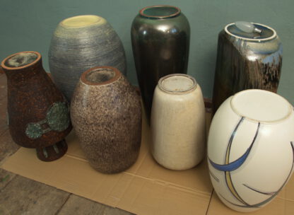 ceramic floorvases west-germany