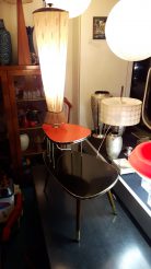 50s blumenetagere/lampe