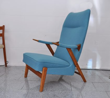 lounge-sessel dänemark, teak, 50er jahre