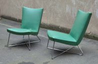 walter knoll attr. tubular steel lounge-chair