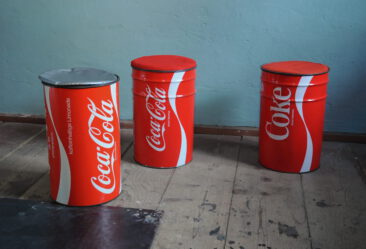 3x 70er coca-cola sitzdose