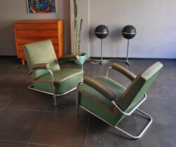 bauhaus artdeco stahlrohr sessel