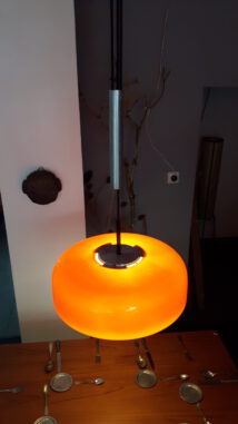 orange staff counter-weight lamp