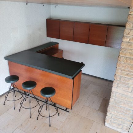 60s teak house-bar