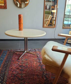 eames la fonda sidetable travertin