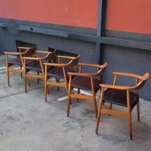 erik kirkegaard 6 dining chairs