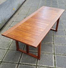 rare kaj winding ’safari‘ teak table