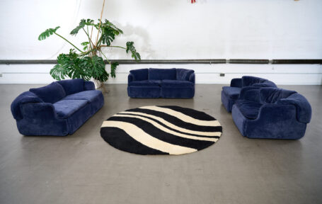 saporiti ‚confidential‘ sofa lounge alberto rosselli