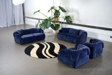 saporiti ‚confidential‘ sofa lounge alberto rosselli