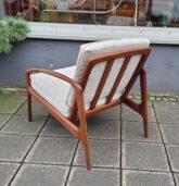 60s teak sofa sessel ähnlich paperknife chair