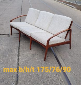 60s teak sofa sessel ähnlich paperknife chair