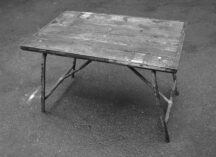 heavy vintage folding table