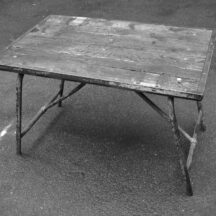 heavy vintage folding table