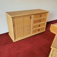 dalvera italy 70s rattan bedroom