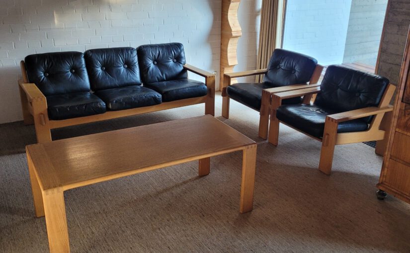 vintage midcentury nürnberg / sofa lounge-chair ‚bonanza‘ asko finland